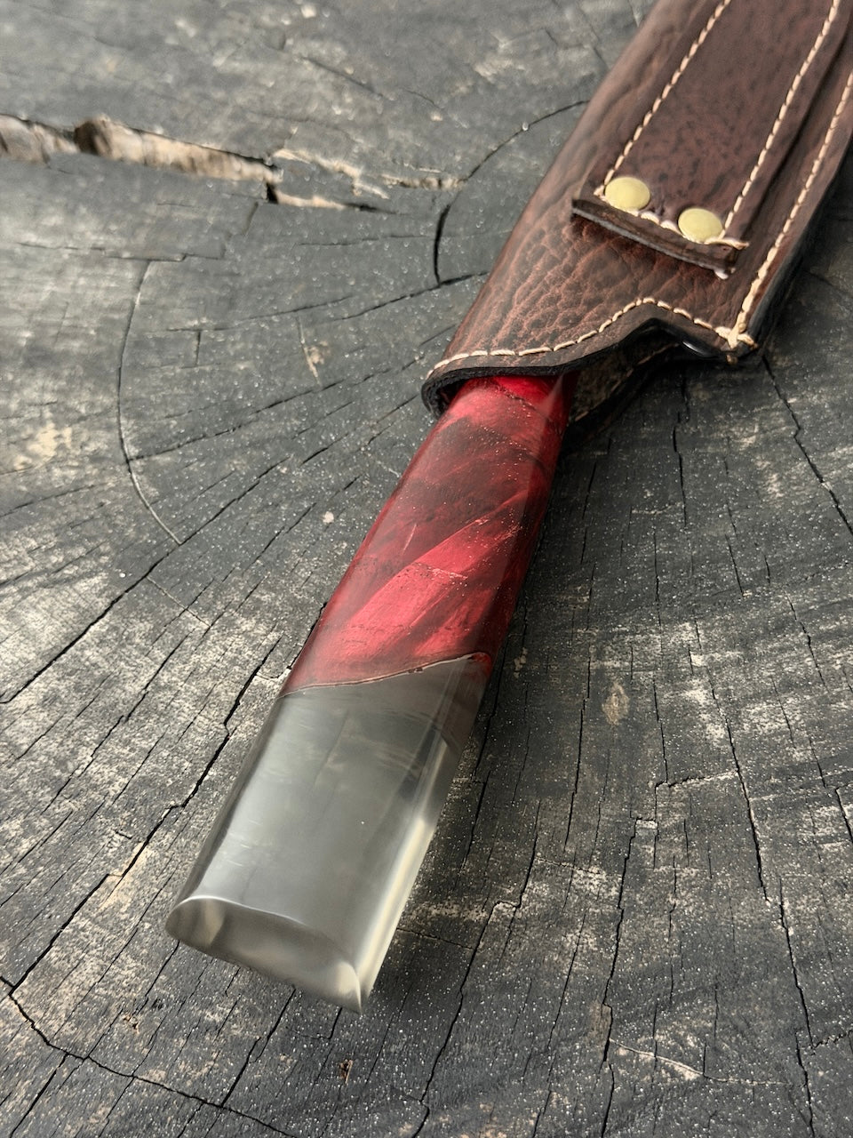 8" Chef Knife, Hybrid Mango Burl, SS440 - 200mm