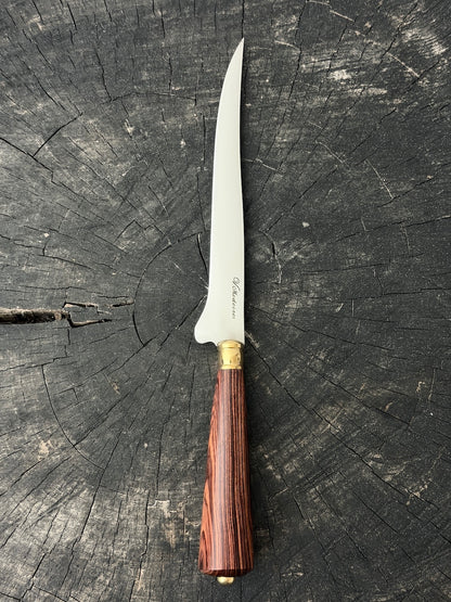 8" Boning Knife, Violet Jacaranda Hardwood, SS420 - 200mm