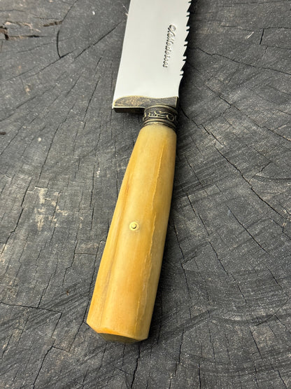 10&quot; Butchers Knife, Ostrich Bone, SS440 - 250mm