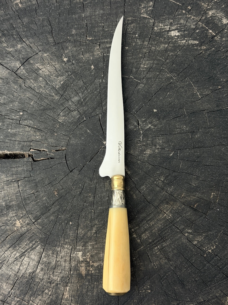 8" Boning Knife, Ostrich Bone, SS420 - 200mm