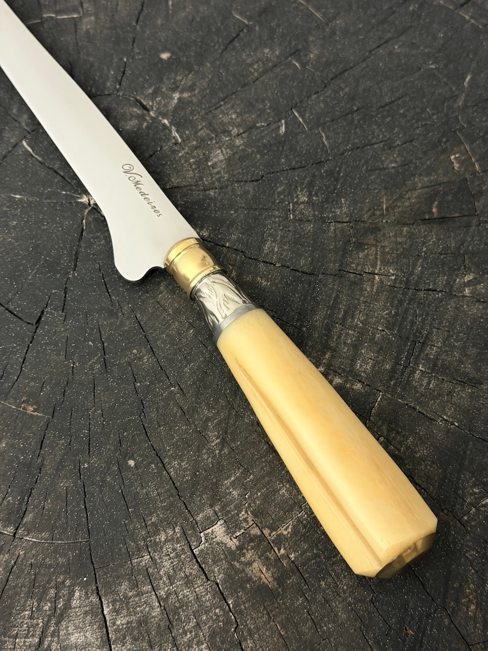 8" Boning Knife, Ostrich Bone, SS420 - 200mm