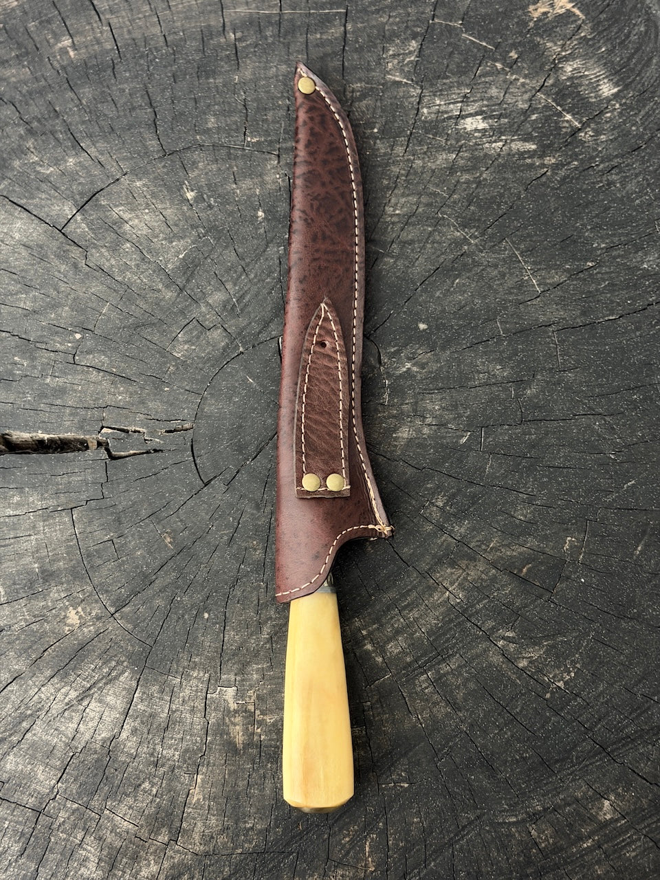 8" Boning Knife, Ostrich Bone, SS420 - 200mm