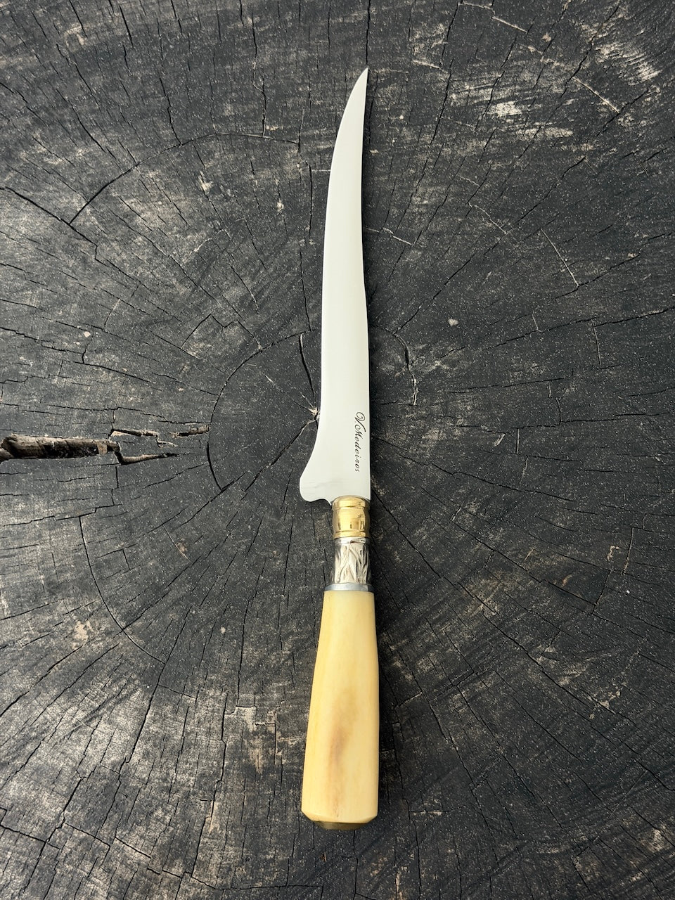8" Boning Knife, Ostrich Bone, SS420 - 200mm