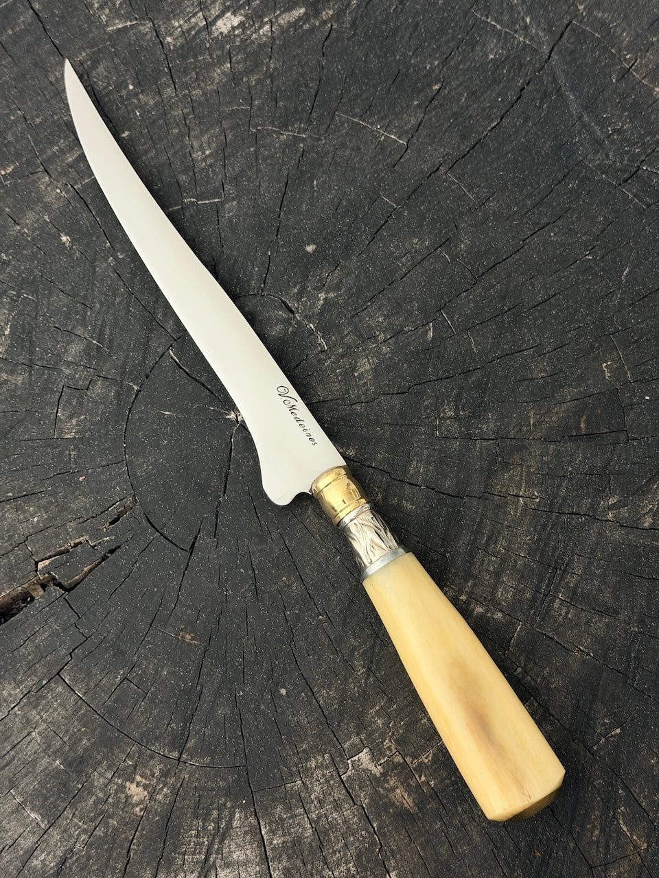 8" Boning Knife, Ostrich Bone, SS420 - 200mm