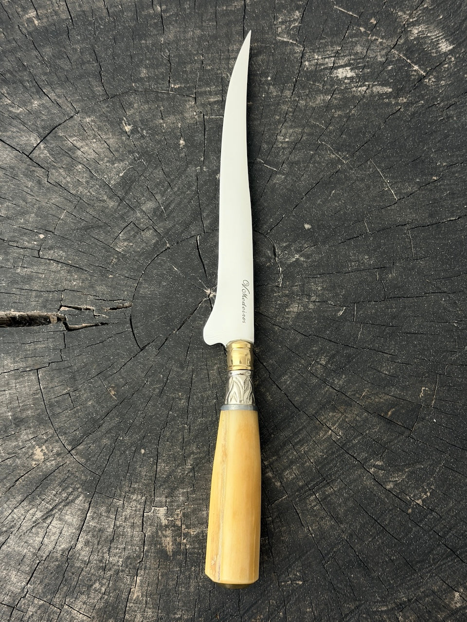 8" Boning Knife, Ostrich Bone, SS420 - 200mm
