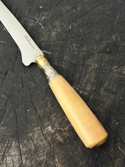 8" Boning Knife, Ostrich Bone, SS420 - 200mm