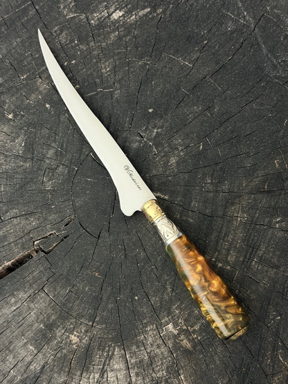 8" Boning Knife, Custom Block, SS420 - 200mm