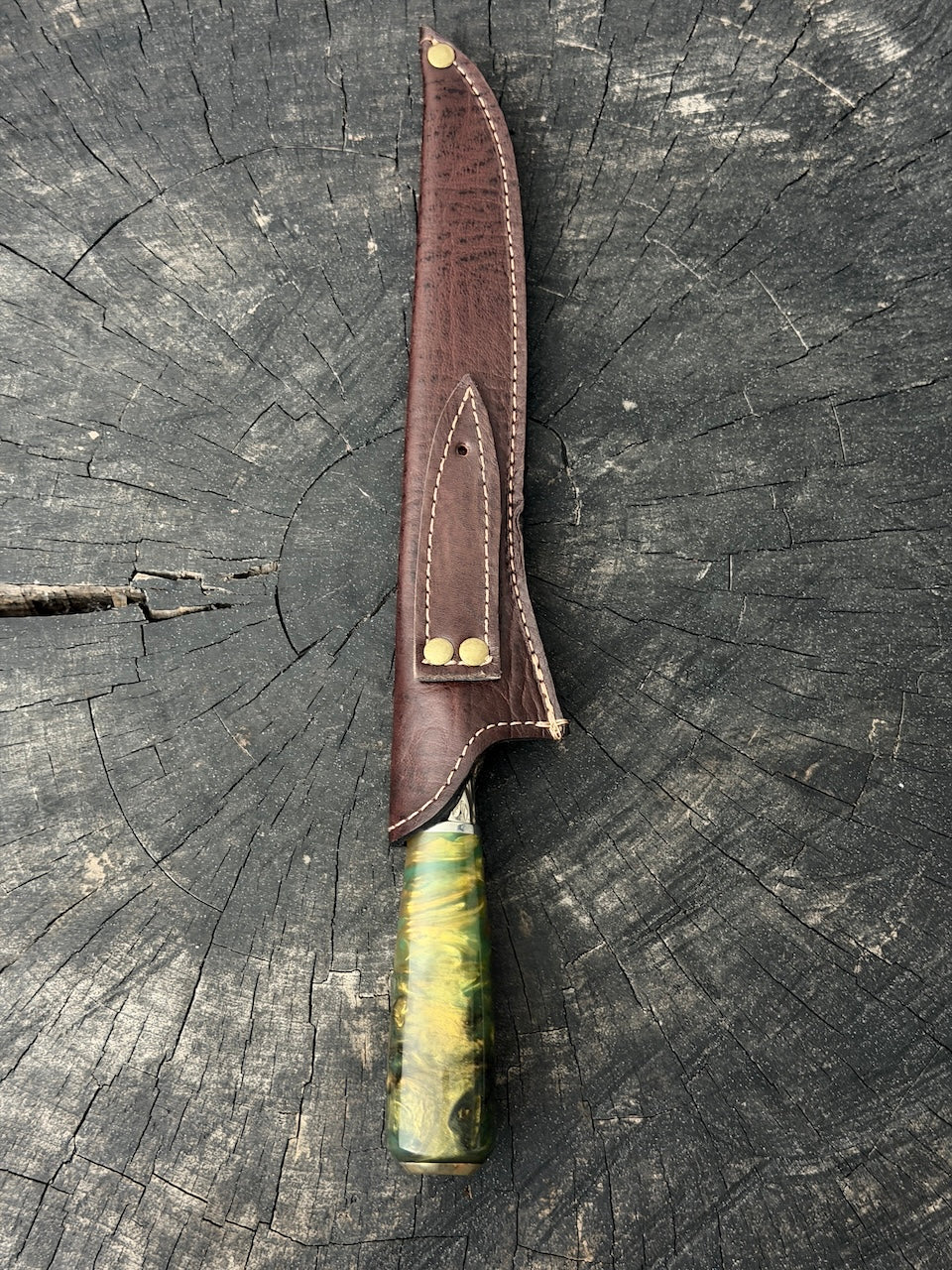 8" Boning Knife, Custom Block, SS420 - 200mm