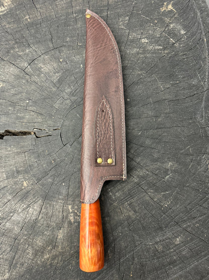 10&quot; Chef Picanha Knife, Cherry Hardwood, SS440 - 250mm