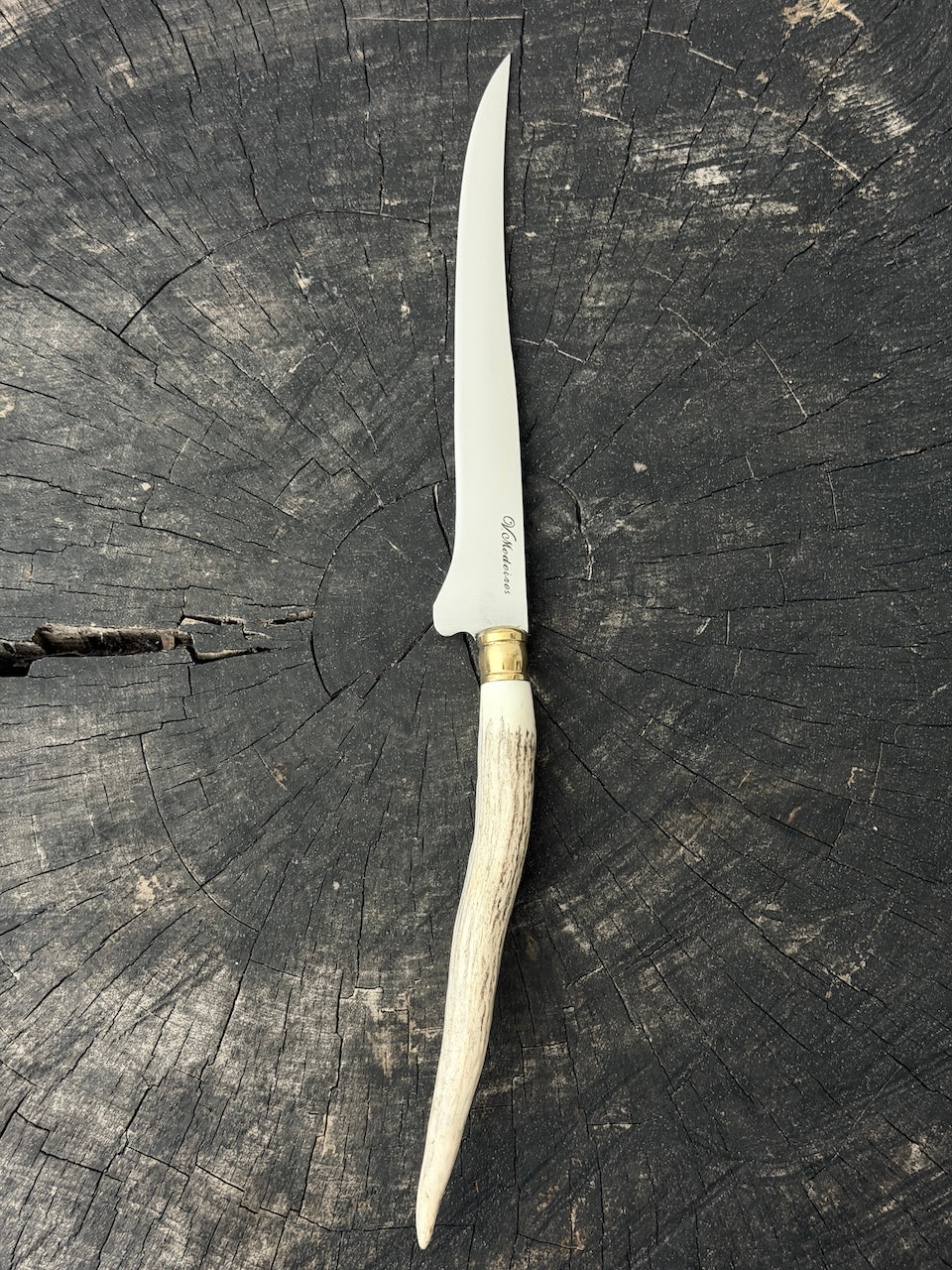 8" Boning Knife, Deer Antler Galheta, SS420 - 200mm