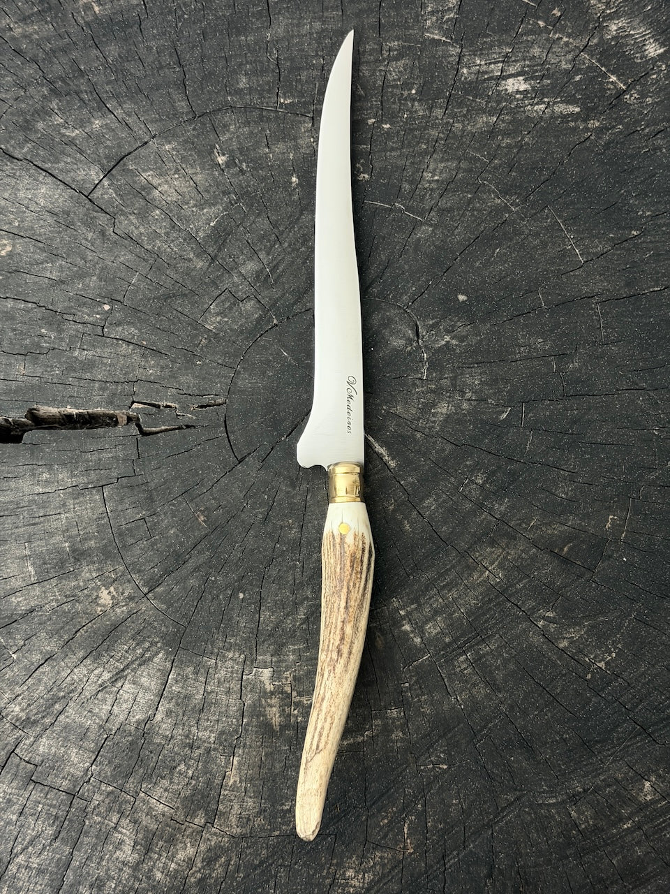 8" Boning Knife, Deer Antler Galheta, SS420 - 200mm