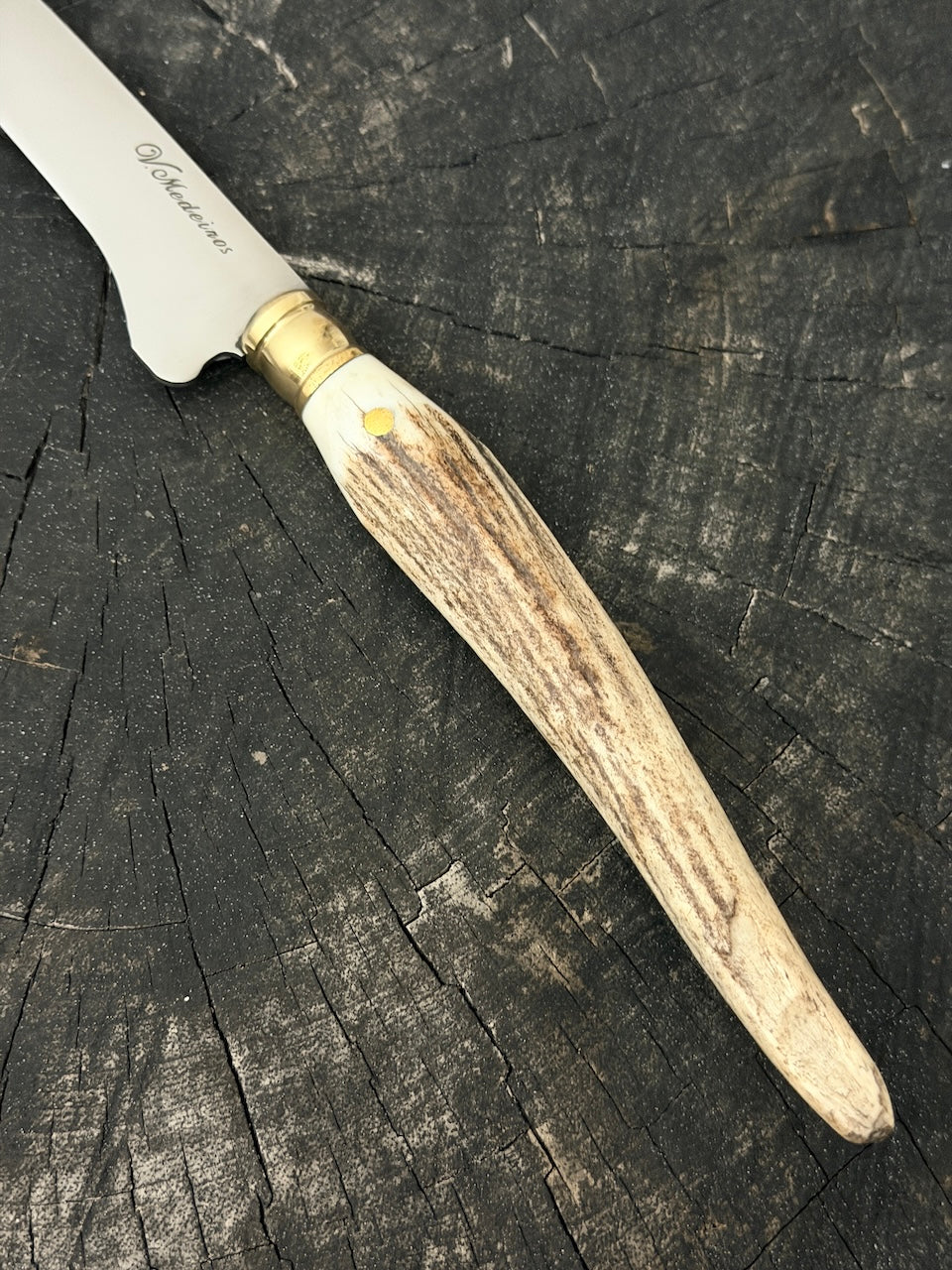 8" Boning Knife, Deer Antler Galheta, SS420 - 200mm