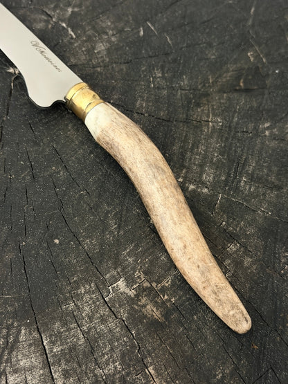 8" Boning Knife, Deer Antler Galheta, SS420 - 200mm
