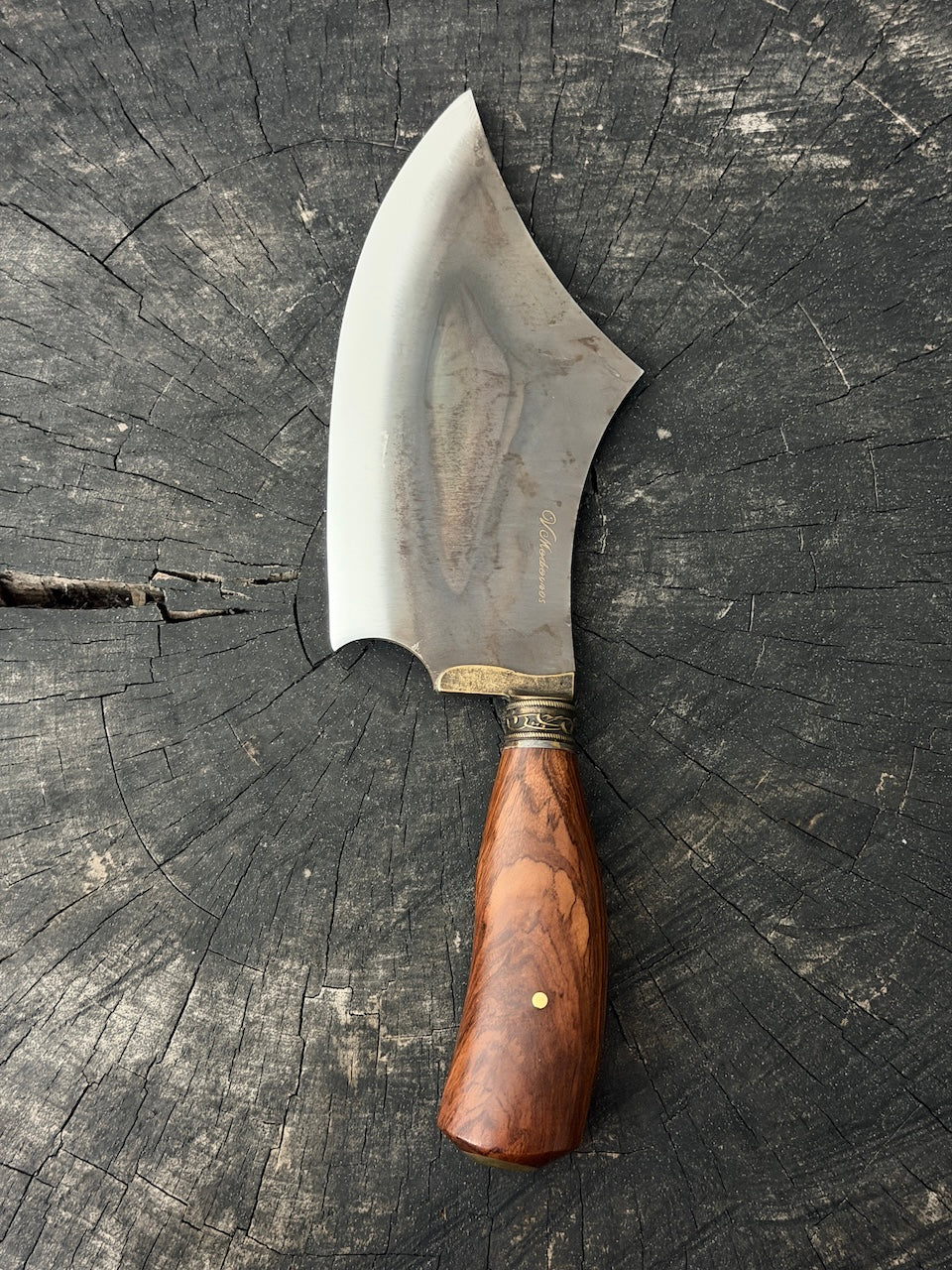 7" Cutelo Wild Cleaver, Native Ironwood, RSS440 - 180mm