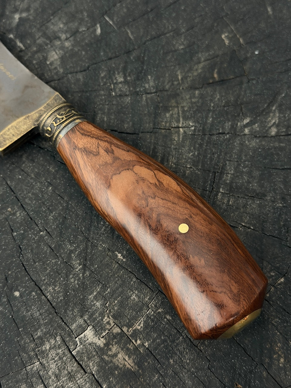 7" Cutelo Wild Cleaver, Native Ironwood, RSS440 - 180mm