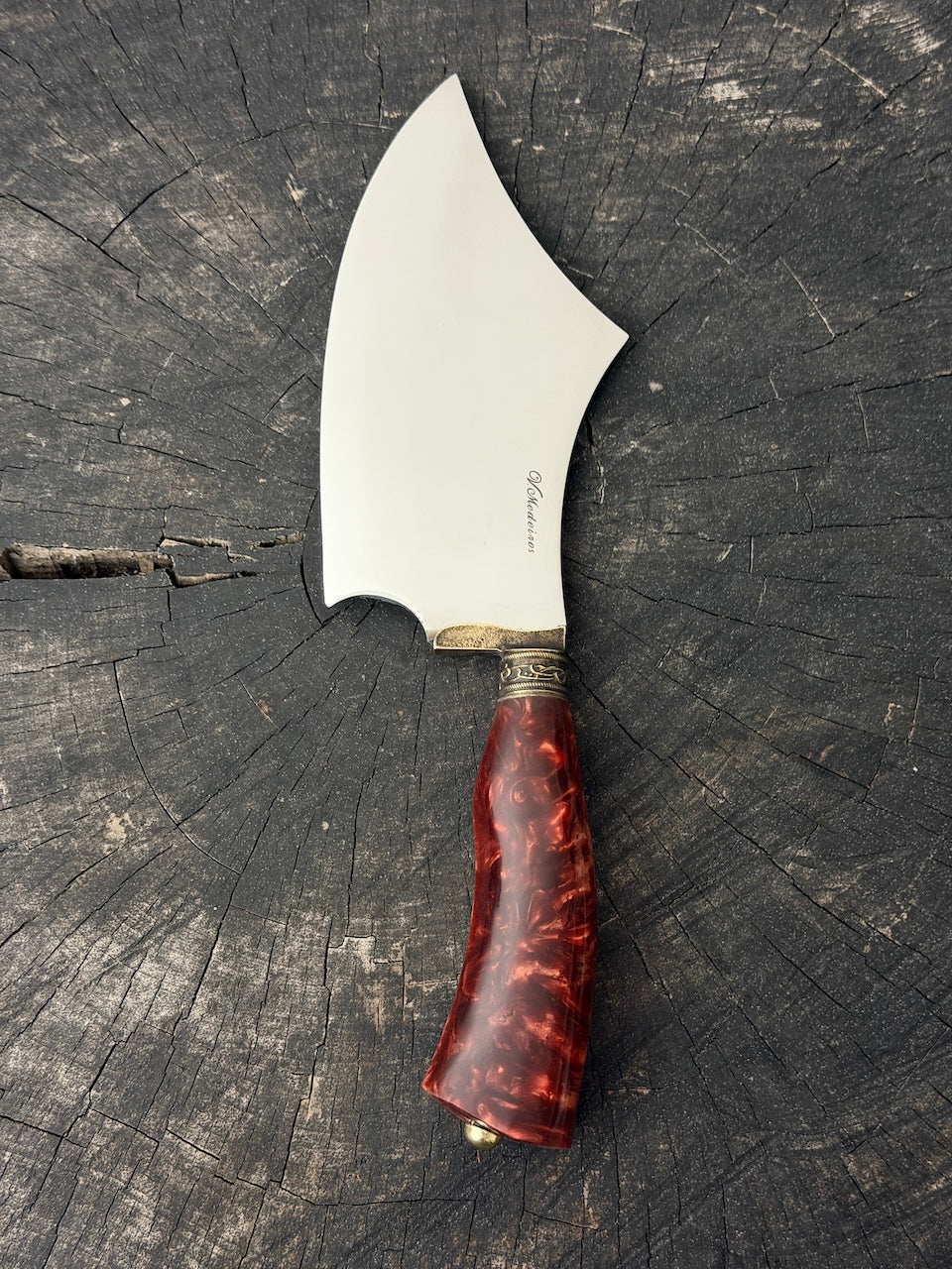 7" Cutelo Wild Cleaver, Inferno Custom Block, SS440 - 180mm