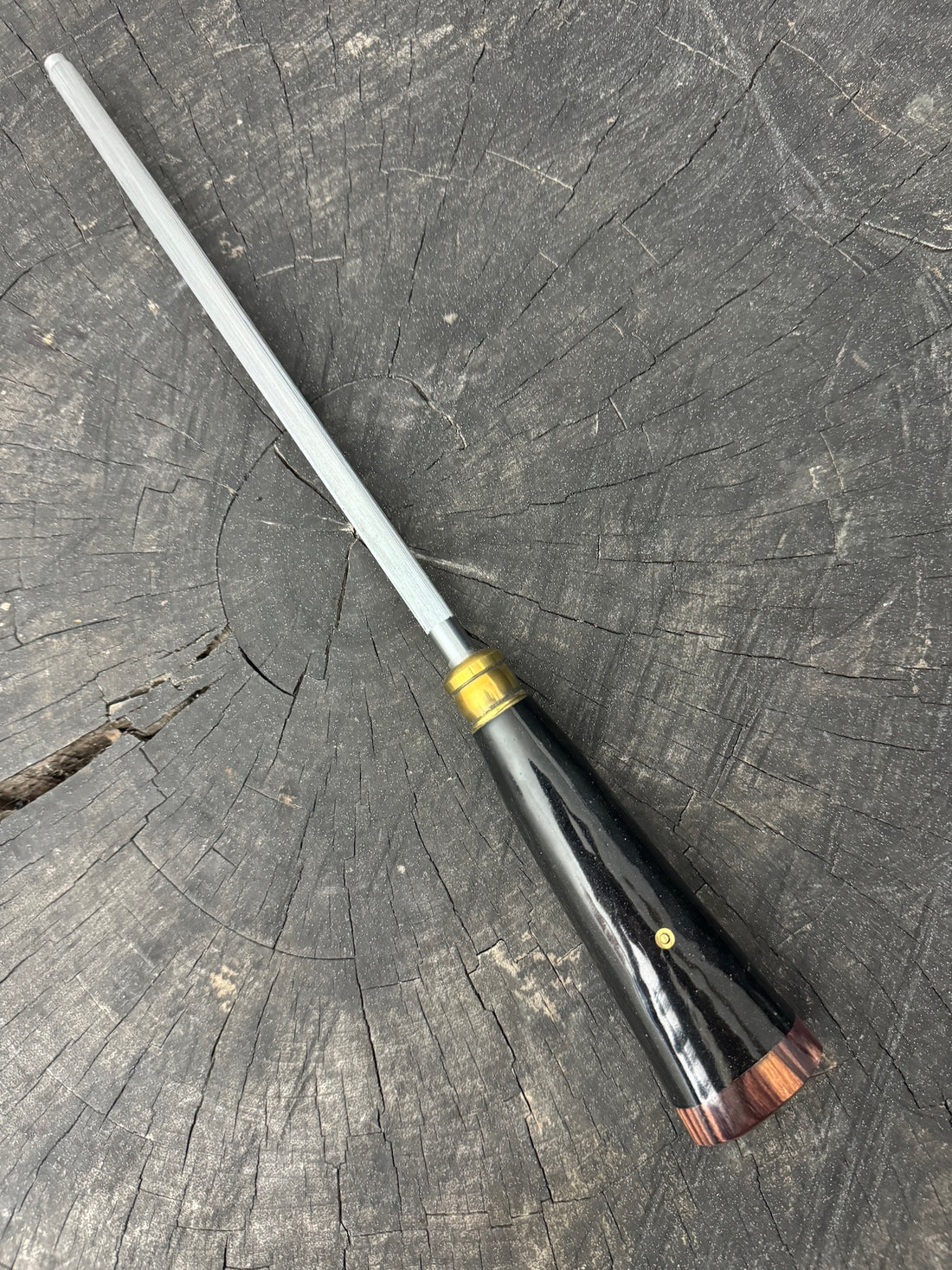 9&quot; Sharpening Steel, Custom Block, 230mm