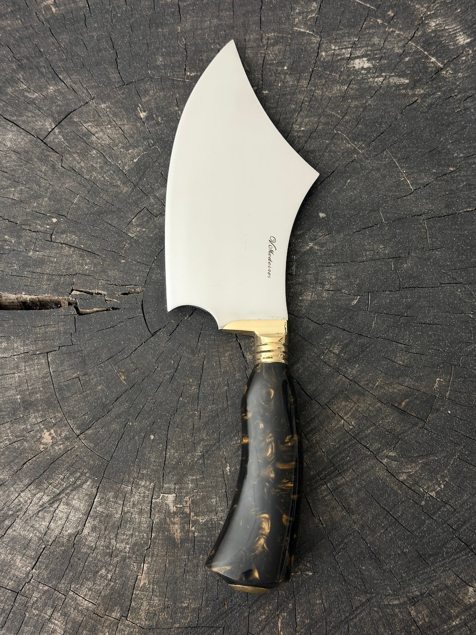 7" Cutelo Wild Cleaver, Predator Custom Block, SS440 - 180mm