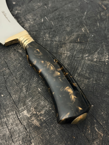 7" Cutelo Wild Cleaver, Predator Custom Block, SS440 - 180mm