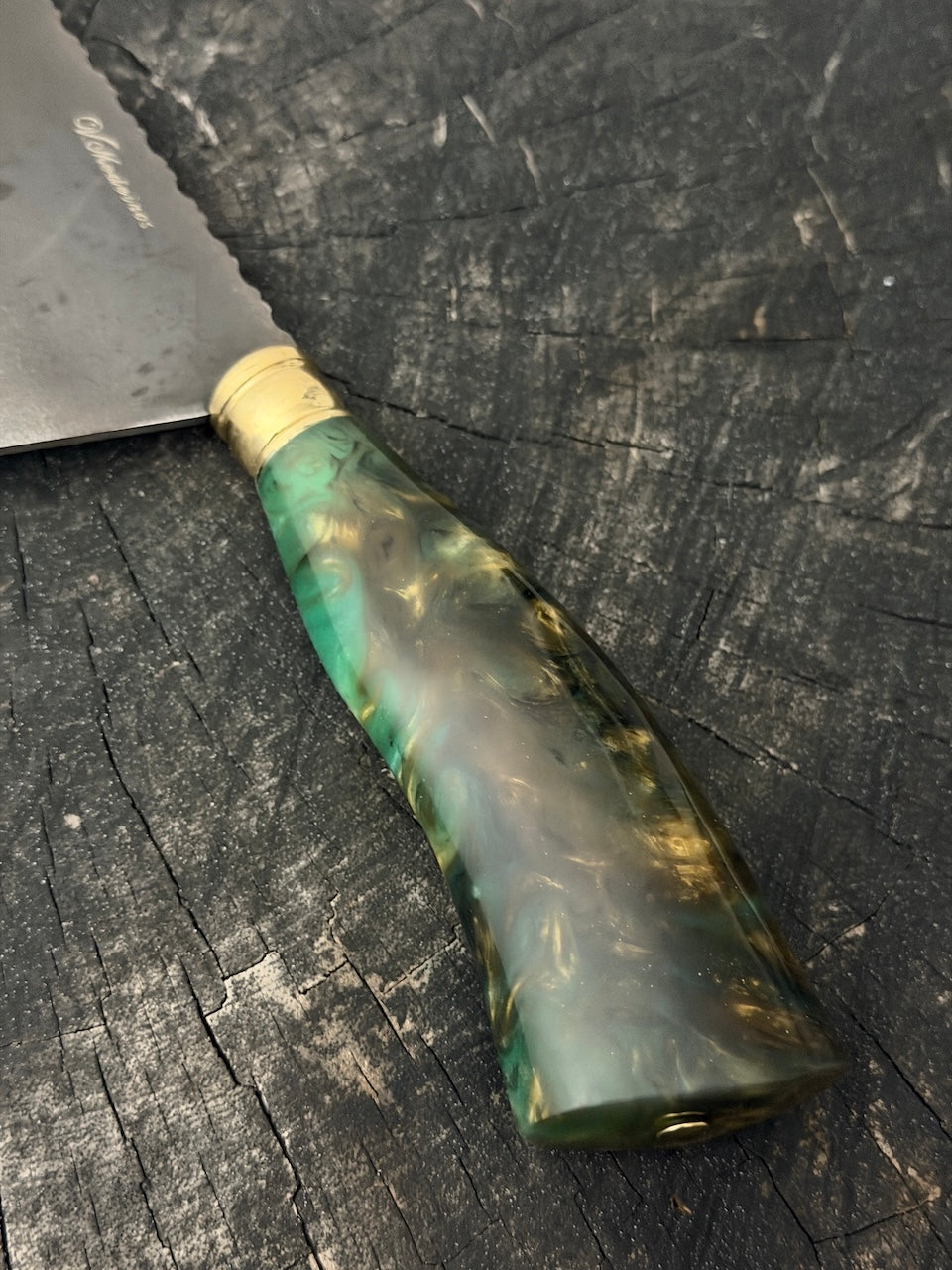 8" Chefs Cleaver, Custom Block, RSS440 - 200mm