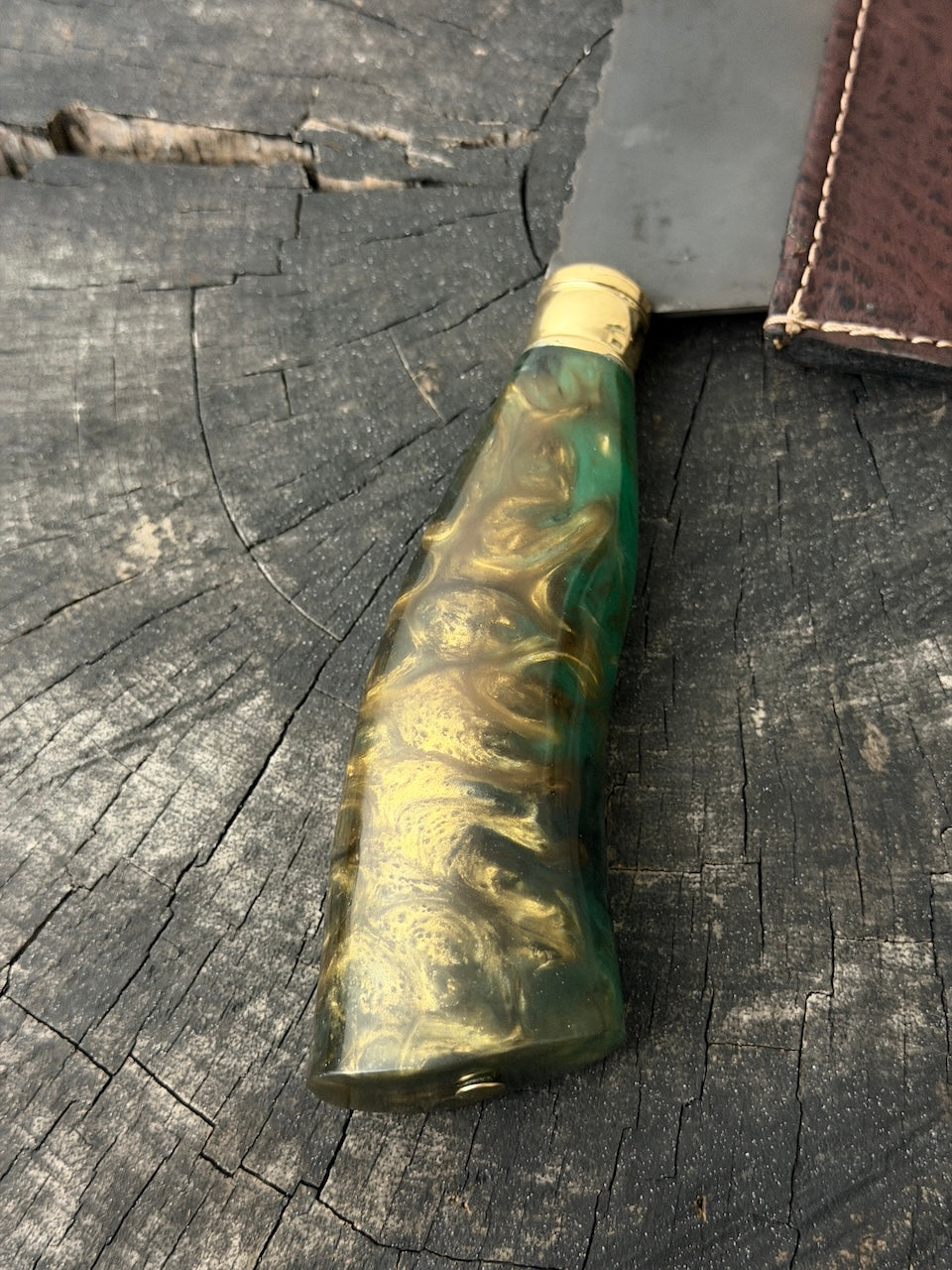 8" Chefs Cleaver, Custom Block, RSS440 - 200mm