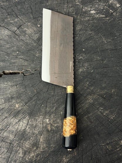 8" Chefs Cleaver, Custom Block, RSS440 - 200mm