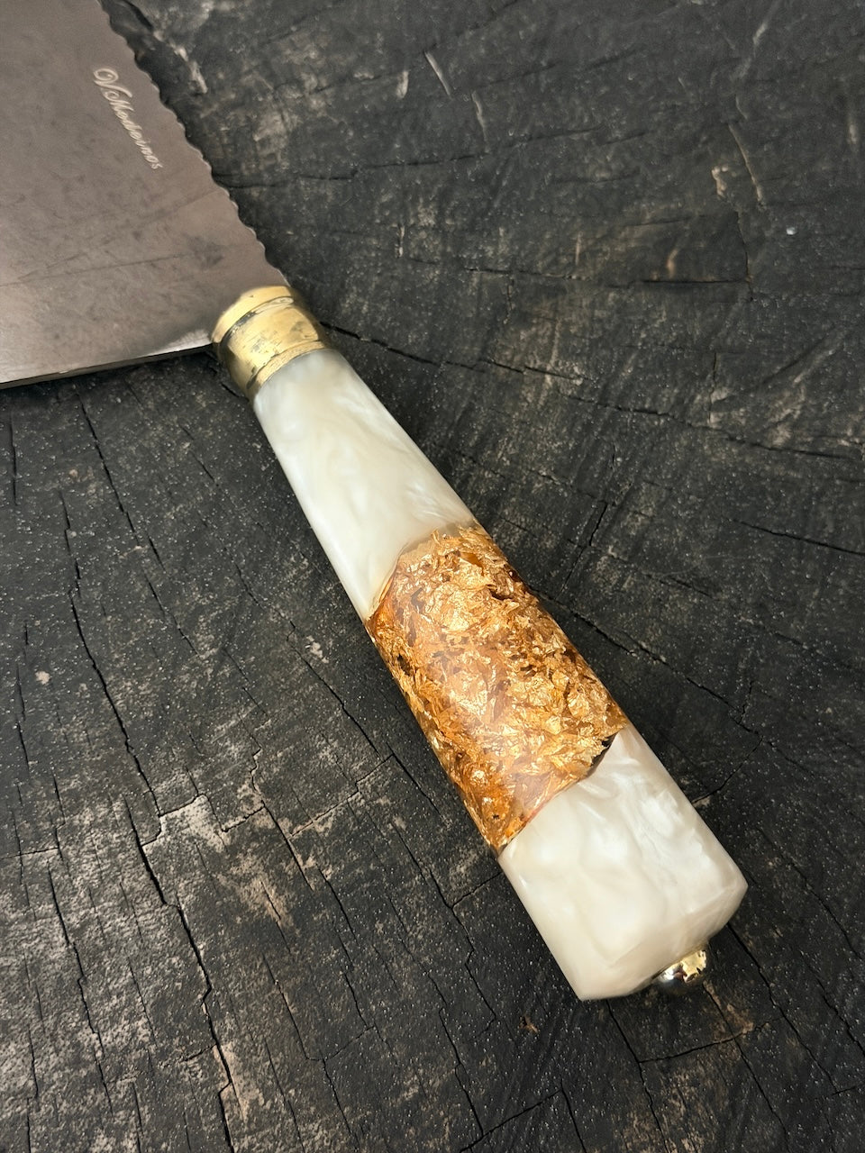 8" Chefs Cleaver, Custom Block, RSS440 - 200mm