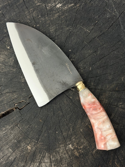 8" Cleaver Knife, Cutelo Serbian, RSS440 - 200mm