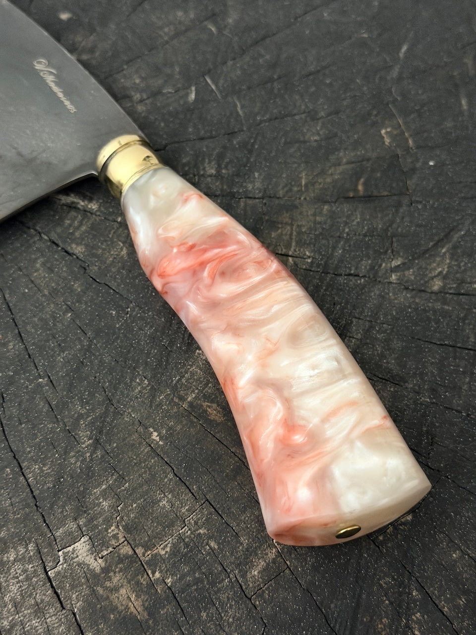 8" Cleaver Knife, Cutelo Serbian, RSS440 - 200mm