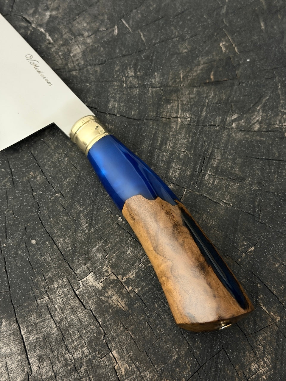 8" Bread &amp; Roast Knife, Hybrid Custom Block, SS420c - 200mm