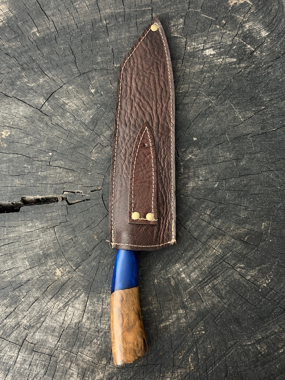 8" Bread &amp; Roast Knife, Hybrid Custom Block, SS420c - 200mm
