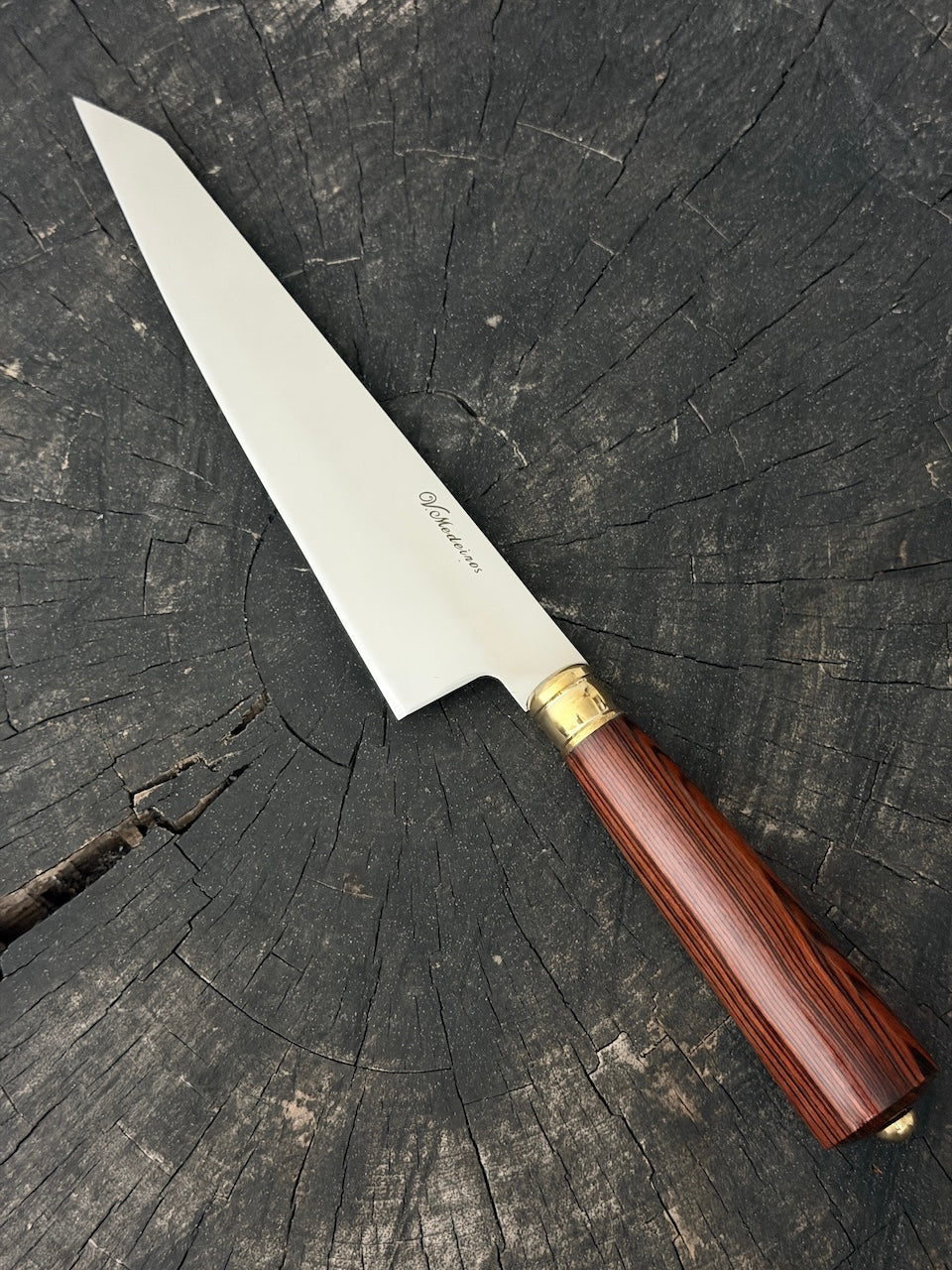 8" Branca Knife, Violet Jacaranda Hardwood, SS440 - 210mm