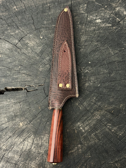 8" Branca Knife, Violet Jacaranda Hardwood, SS440 - 210mm