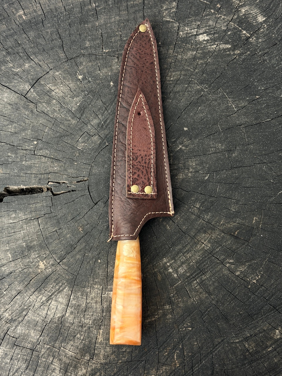 8" Branca Knife, Custom Block, SS440 - 210mm