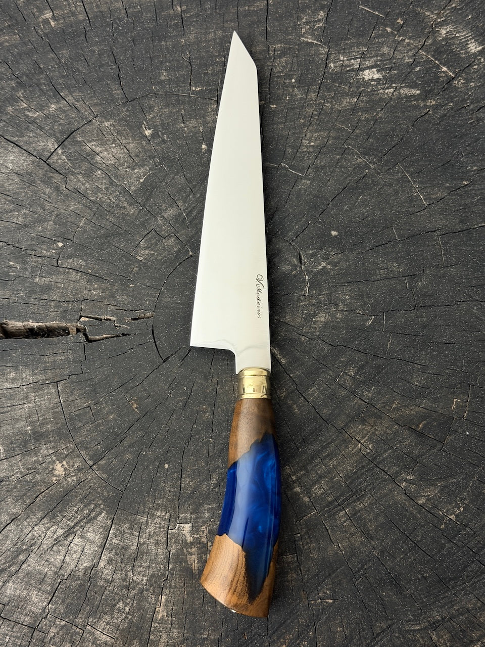 8" Branca Knife, Hybrid Custom Block, SS440 - 210mm