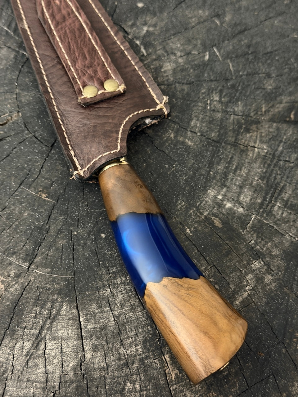 8" Branca Knife, Hybrid Custom Block, SS440 - 210mm