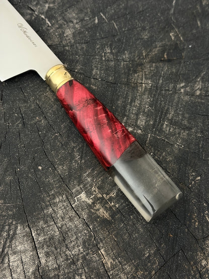 8" Branca Knife, Hybrid Mango Burl, SS440 - 210mm