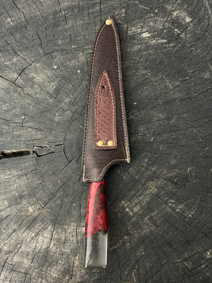8" Branca Knife, Hybrid Mango Burl, SS440 - 210mm