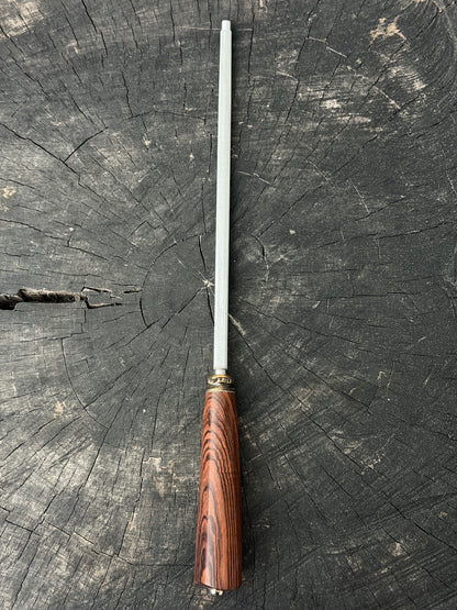 10" Sharpening Steel, Violet Jacaranda Hardwood, 250mm