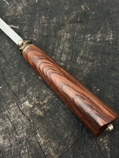 10" Sharpening Steel, Violet Jacaranda Hardwood, 250mm
