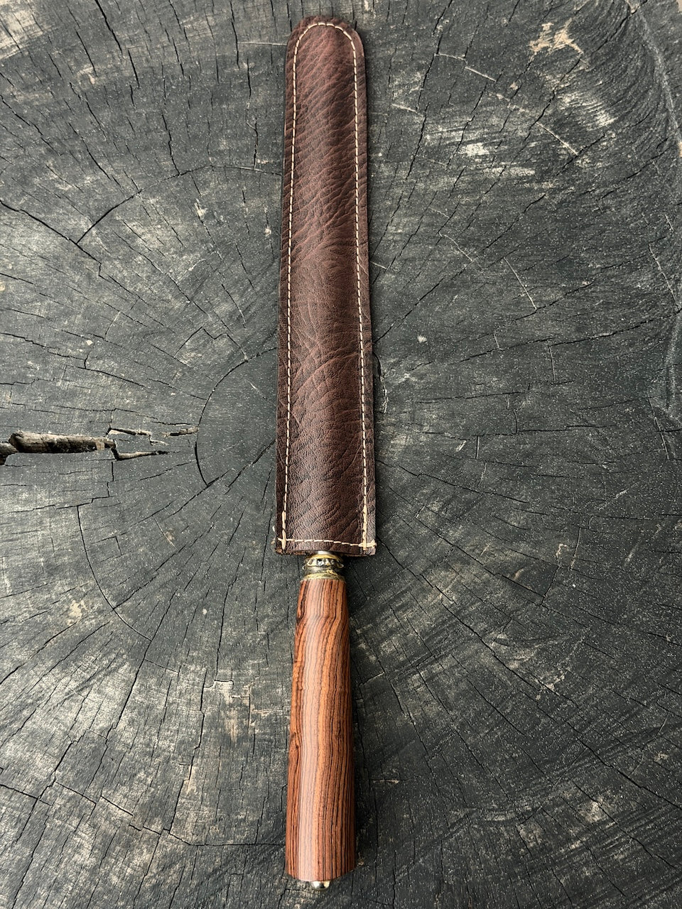 10" Sharpening Steel, Violet Jacaranda Hardwood, 250mm