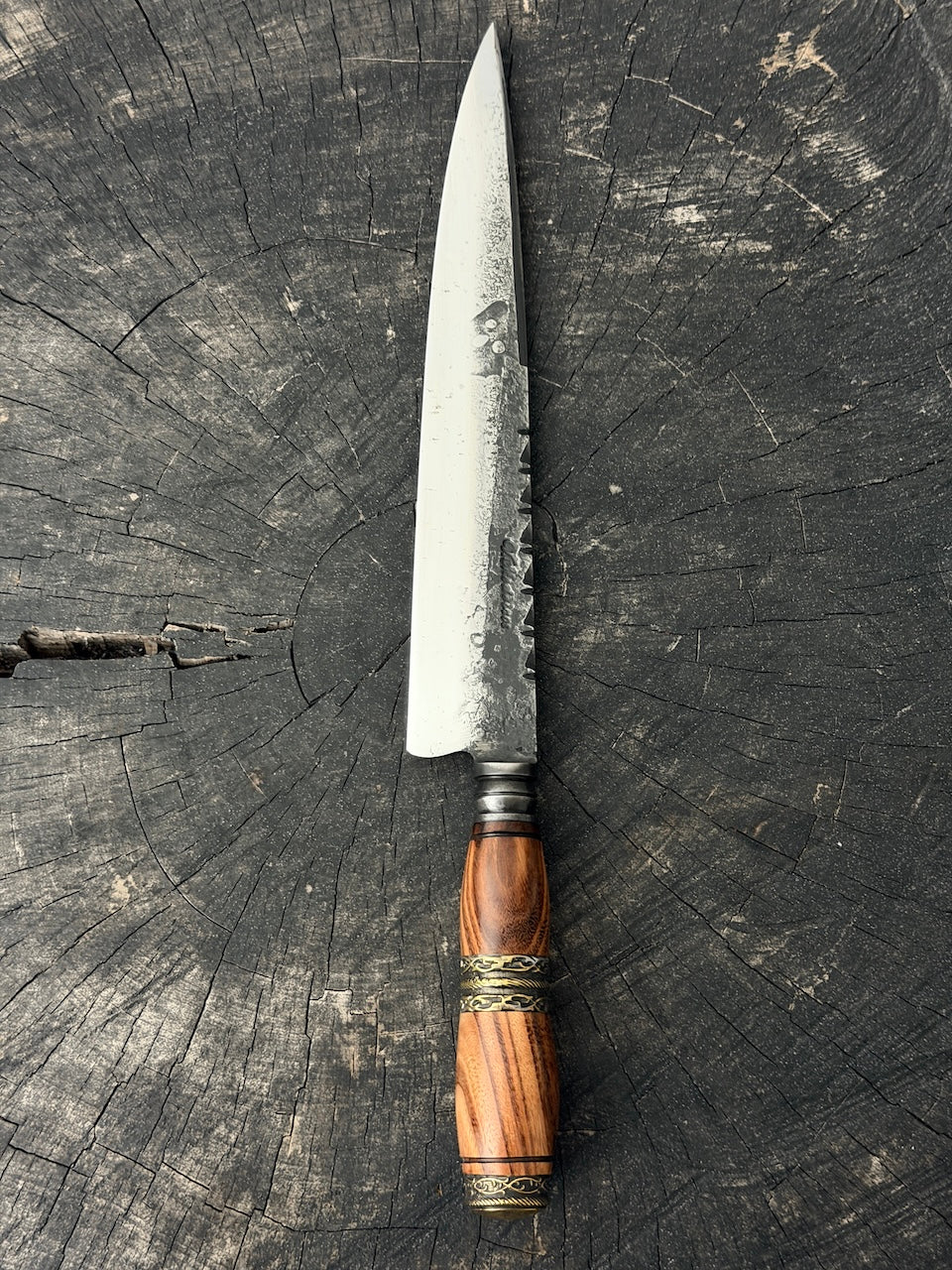 10" Integral Chef Knife - Forged Carbon Steel 5160 - 250mm