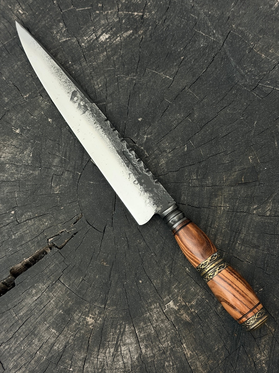 10" Integral Chef Knife - Forged Carbon Steel 5160 - 250mm