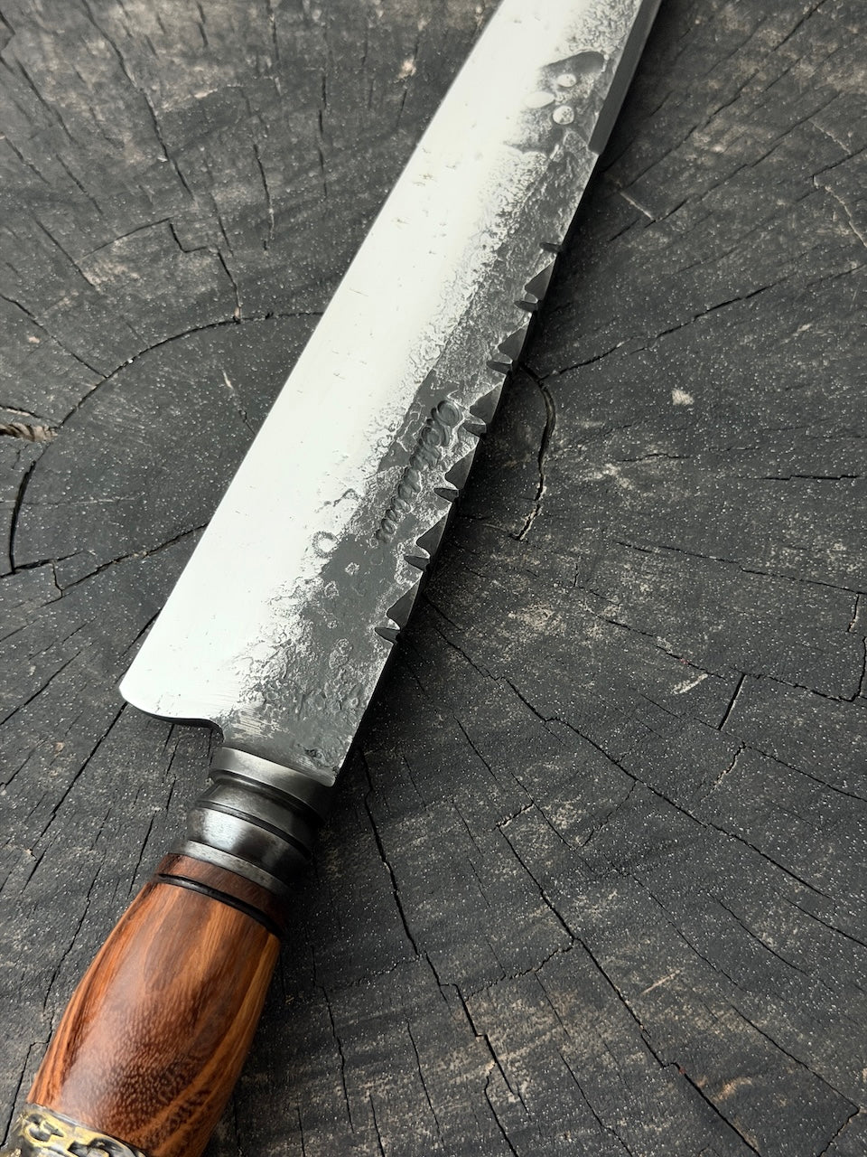 10" Integral Chef Knife - Forged Carbon Steel 5160 - 250mm