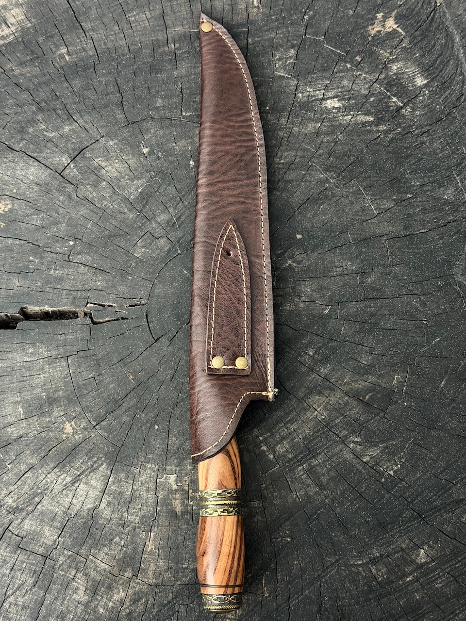 10" Integral Chef Knife - Forged Carbon Steel 5160 - 250mm