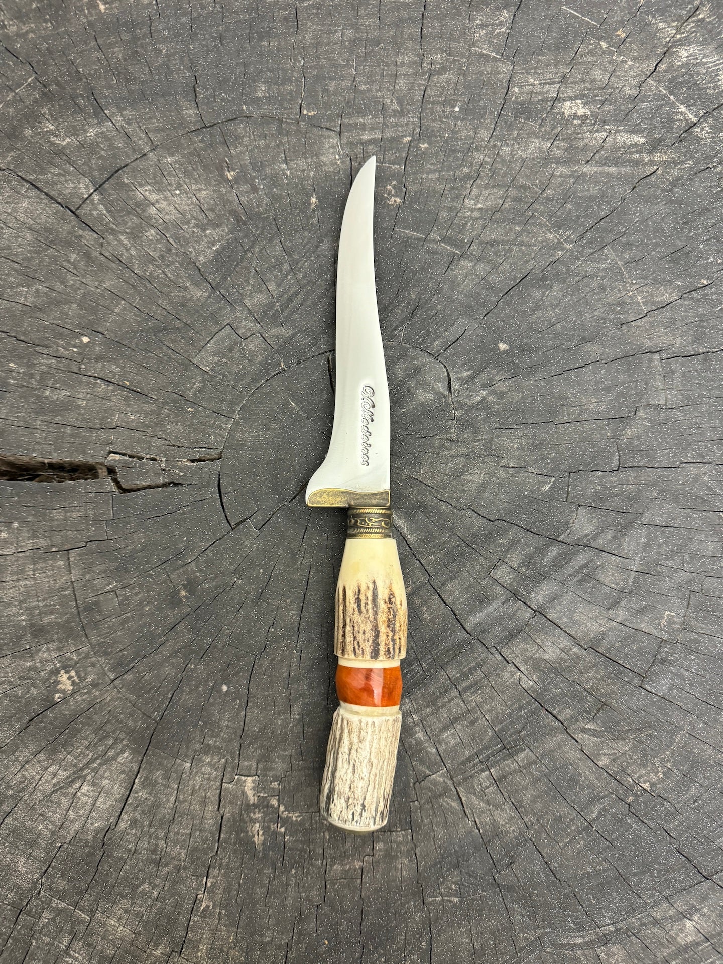 5&quot; Boning Knife, Deer Antler, SS420 - 130mm