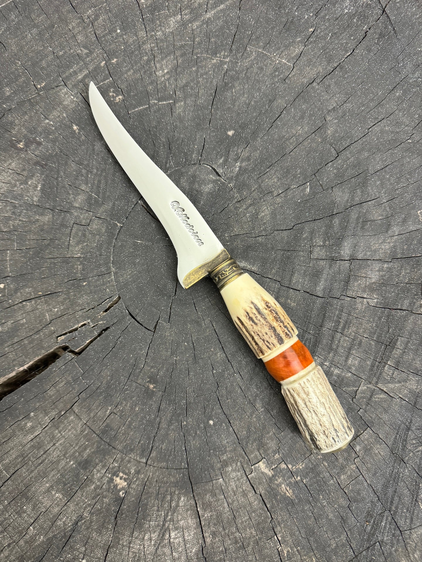 5&quot; Boning Knife, Deer Antler, SS420 - 130mm