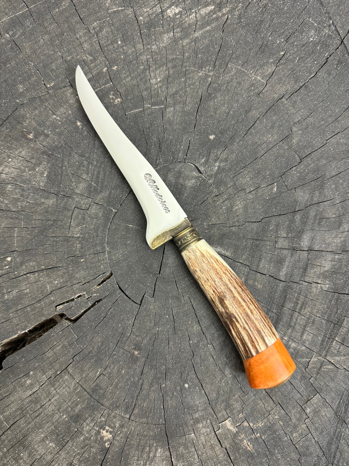 5&quot; Boning Knife, Deer Antler, SS420 - 130mm