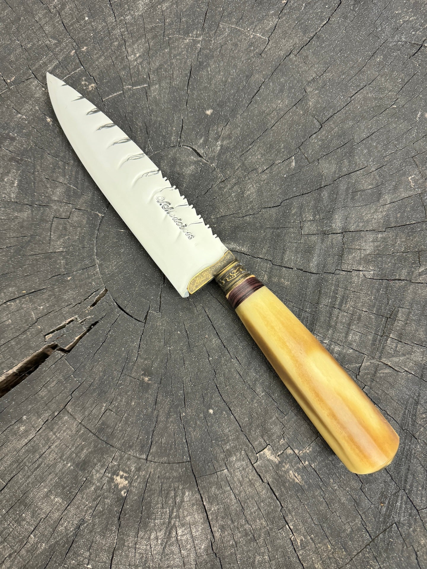 6&quot; Utility Knife, Ostrich Bone SS440 - 150mm