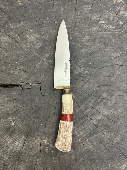 6&quot; Utility Knife, Deer Antler, SS440 - 150mm